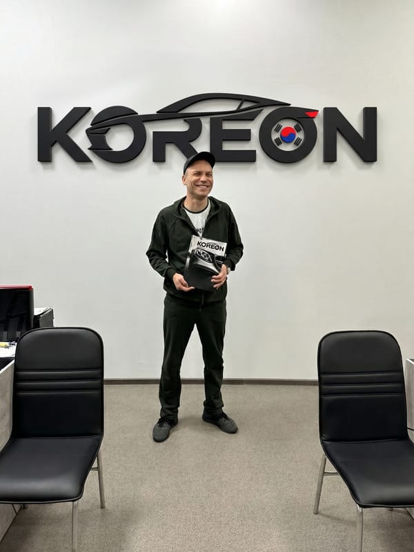 Клиент KOREON с документами на авто из Кореи