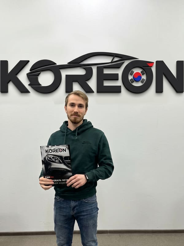 Клиент KOREON с документами на авто из Кореи